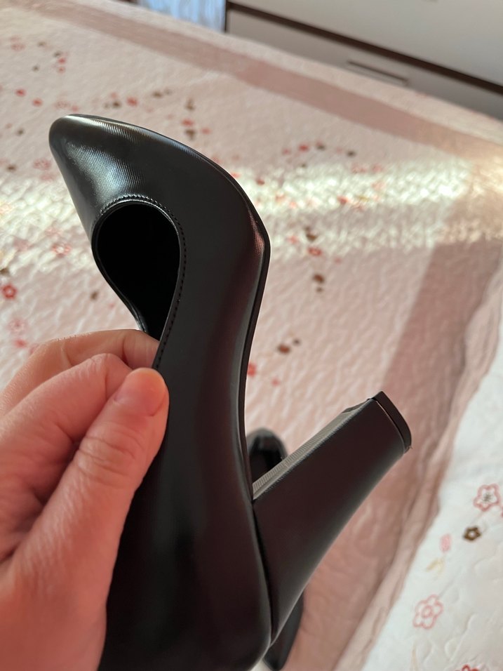 Siyah Tokalı Stiletto Topuklu Kadın Ayakkabı - Görsel 4