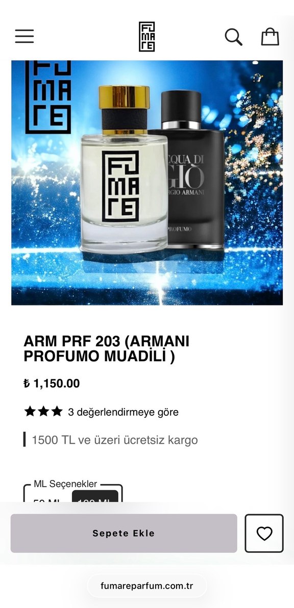 Aqua di GIO PROFUMO muadili - Görsel 2