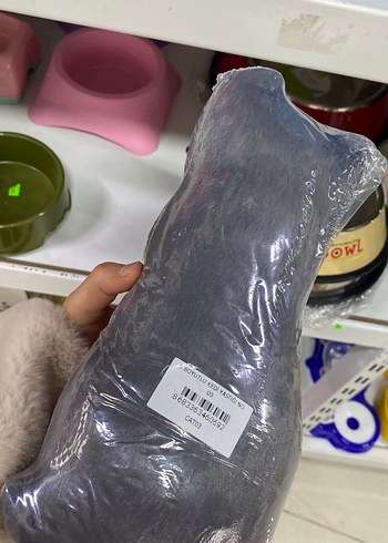 Gri Kedi Figürlü Kedi Oyuncağı - Görsel 2