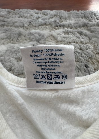 Beyaz Pamuklu Bebek Uyku Tulumu - Görsel 3