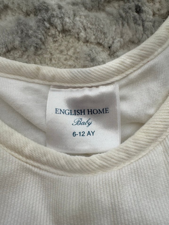 Beyaz Pamuklu Bebek Uyku Tulumu - Görsel 2