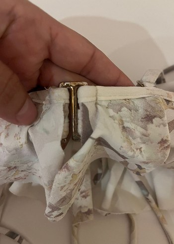 xs Beden çeşitli Renk Bej Desenli Mini Bohem Bikini takımı italyan marka