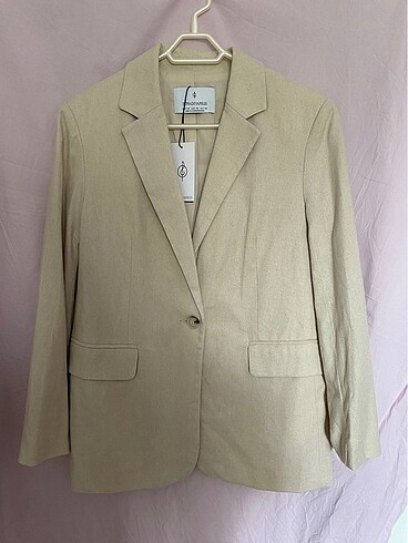 Stradivarius keten blazer