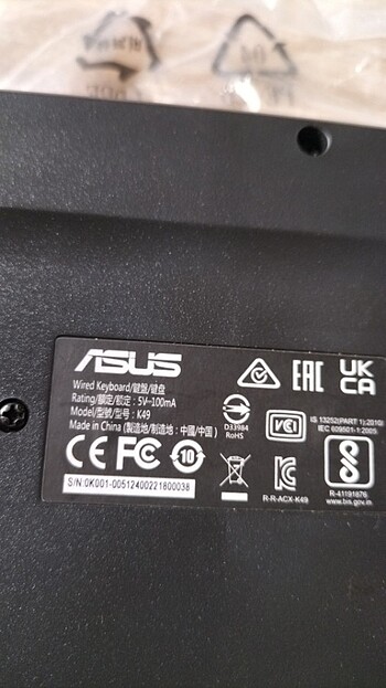 asus k49 bilgisayar klavyesi - Görsel 3