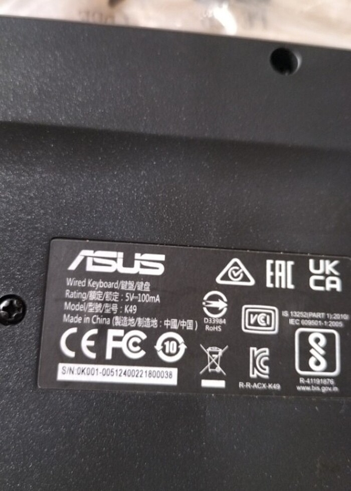 asus k49 bilgisayar klavyesi - Görsel 3