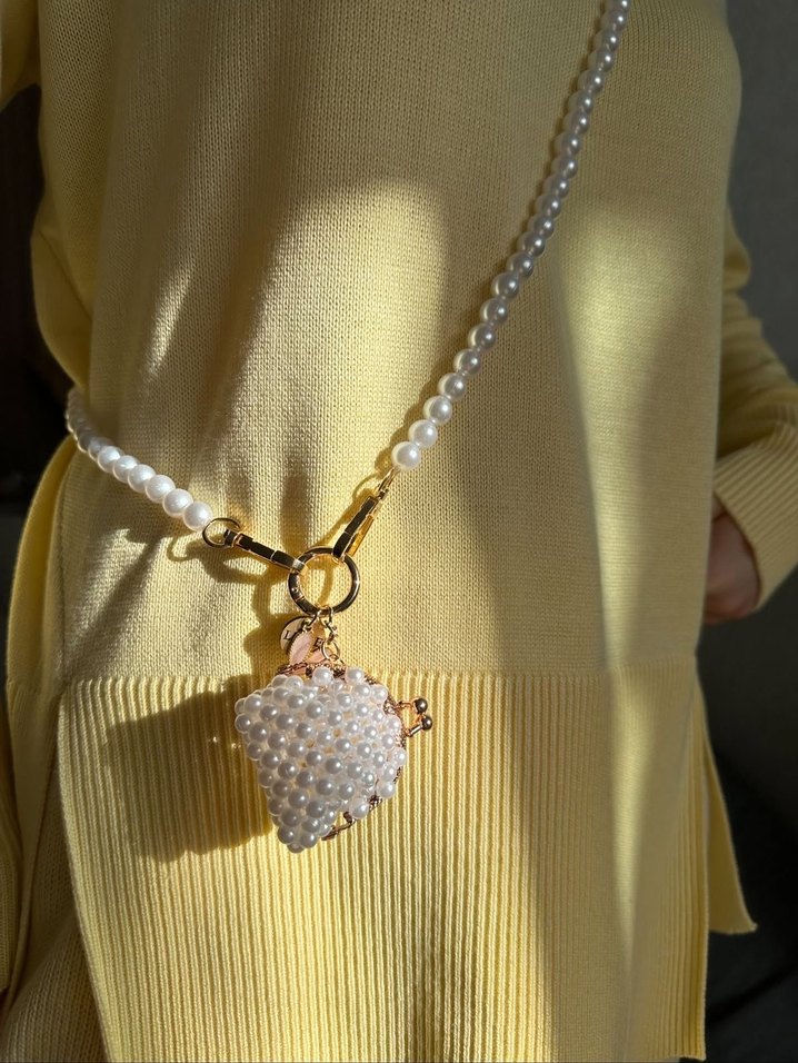 Boncuk İşlemeli Bohem Kadın Çanta - Görsel 3