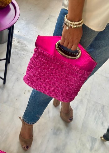 disko deri sap ve taban çanta - Görsel 4