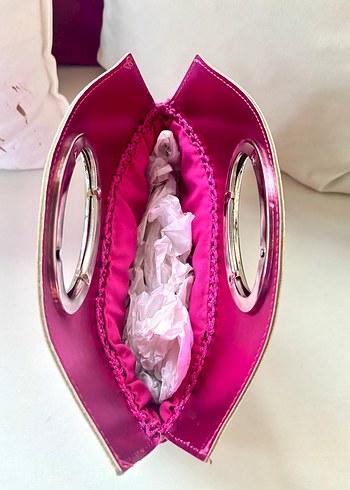 disko deri sap ve taban çanta - Görsel 5