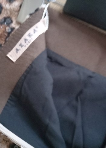 yurt dışı payet detay leopar mini etek - Görsel 5