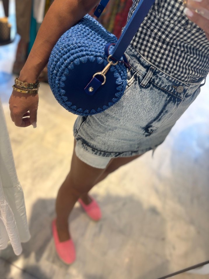 Deri aksesuar fermuarlı macarone çanta - Görsel 5