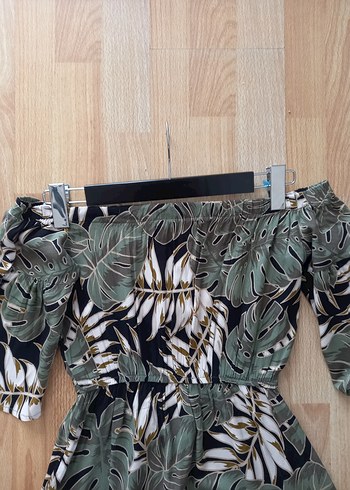 QUZU marka desenli yazlık elbise  - Görsel 8