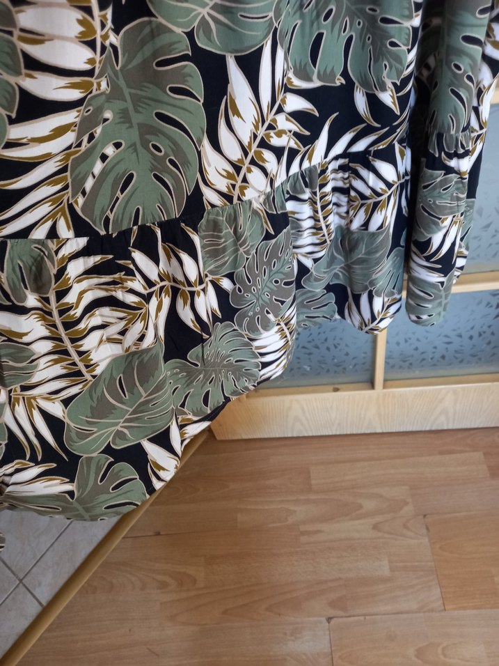 QUZU marka desenli yazlık elbise  - Görsel 4