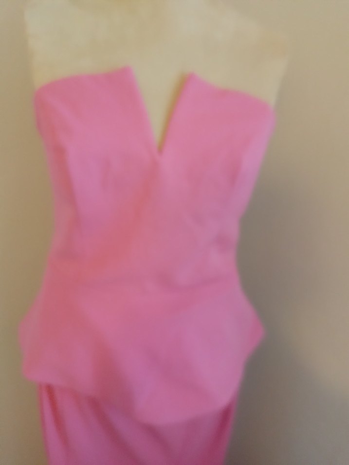 fusya straplez balik etek Uzun Abiye 2li takim - Görsel 2