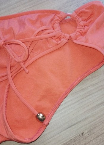 Pembe Mini Strappy Bikini Takımı - Görsel 6