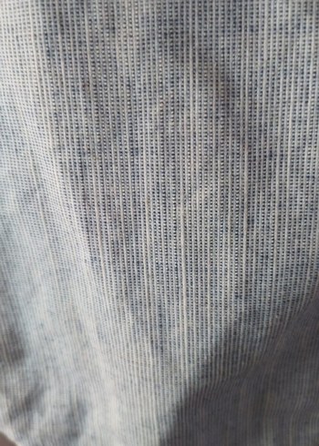 Bej Kadın Denim Ceket Notched Yaka - Görsel 7