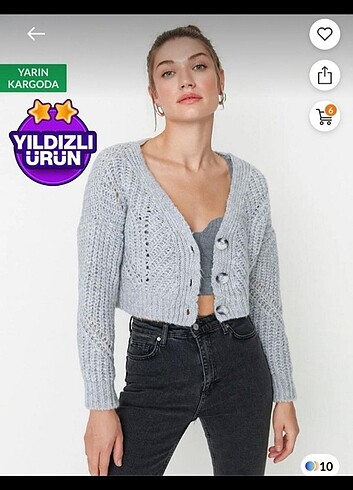 m Beden Crop hırka 