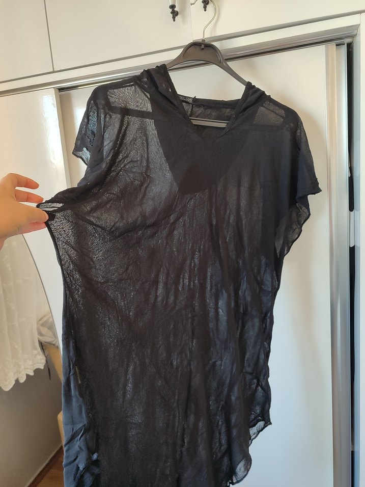 Siyah V Yaka Pareo - Görsel 2