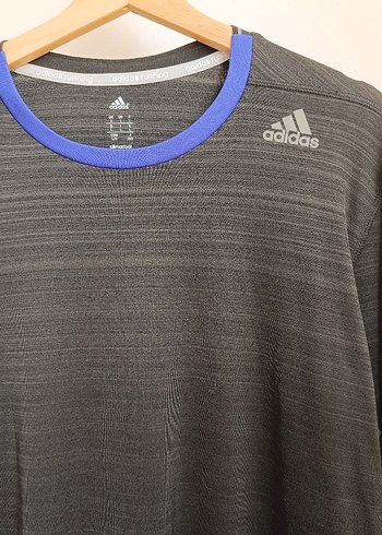 Adidas Erkek Gri Uzun Kollu Tişört