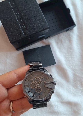 acilll satılık!!Gri Diesel Erkek Biker Saat - Görsel 8