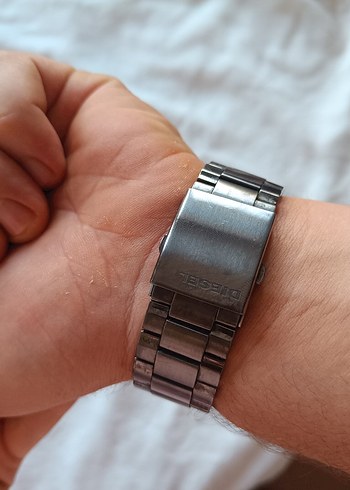 acilll satılık!!Gri Diesel Erkek Biker Saat - Görsel 9