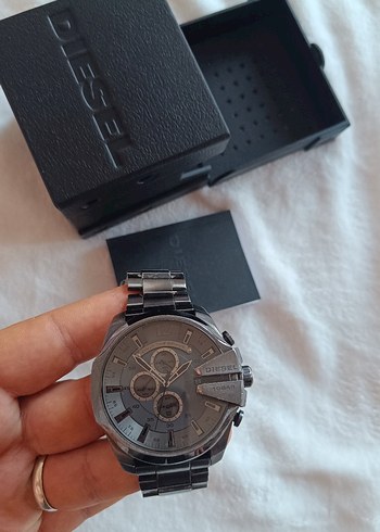 acilll satılık!!Gri Diesel Erkek Biker Saat - Görsel 2