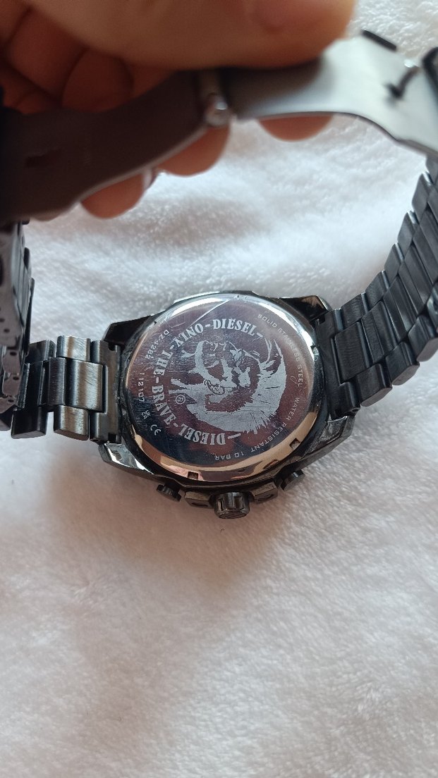 acilll satılık!!Gri Diesel Erkek Biker Saat - Görsel 5