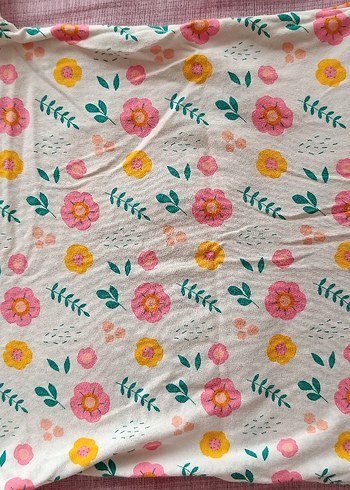 Çiçek Desenli kız tulum - Görsel 2