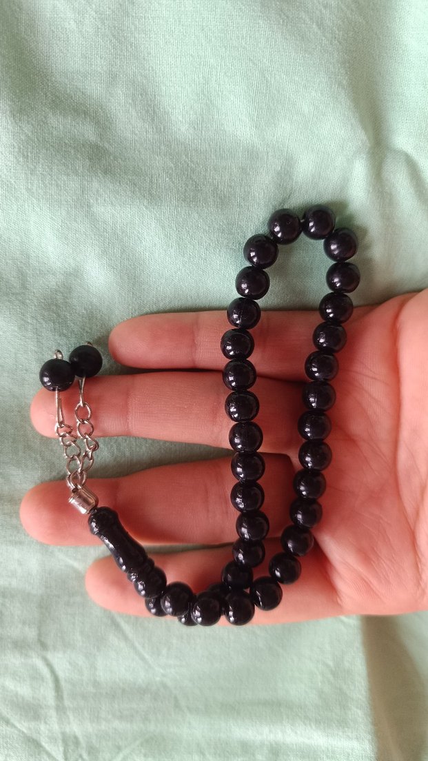 Siyah Gotik Erkek Tesbih - Görsel 3