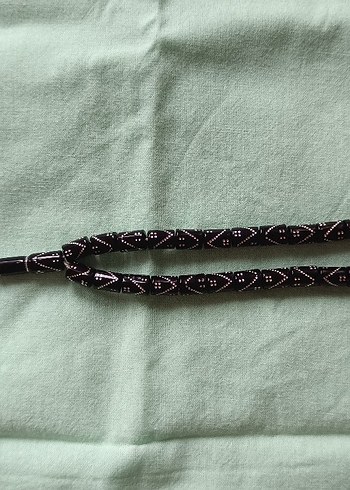 Erkek Siyah Minimalist Tesbih - Görsel 2