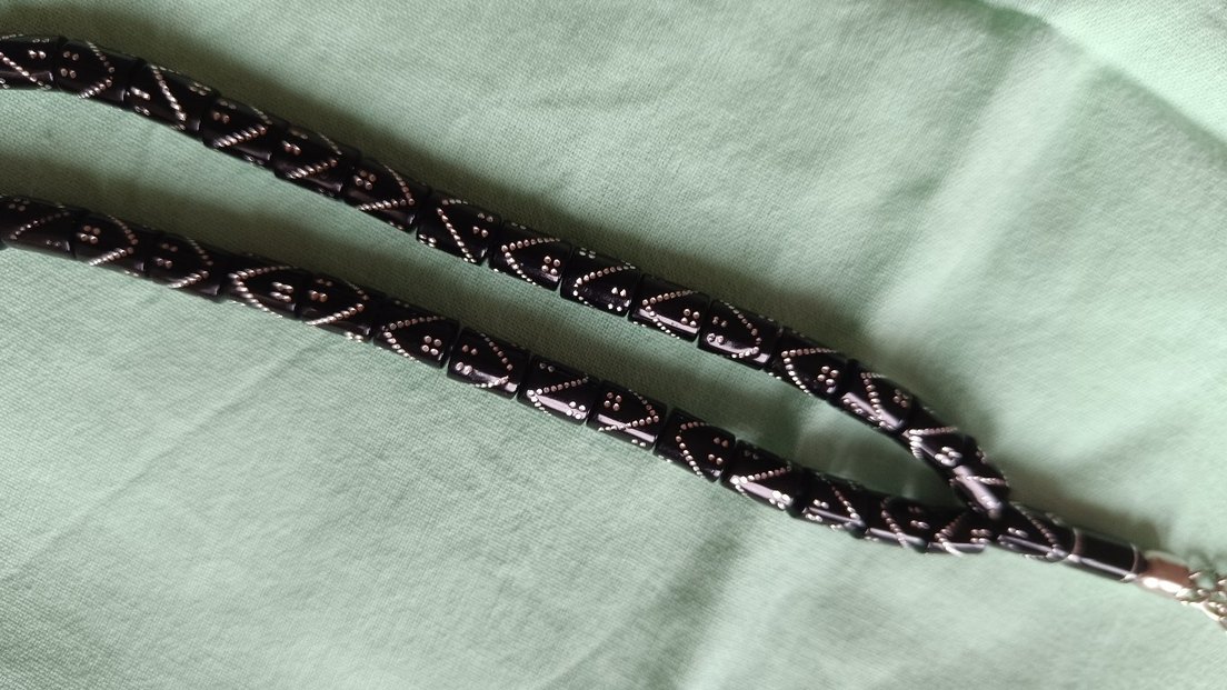 Erkek Siyah Minimalist Tesbih - Görsel 3