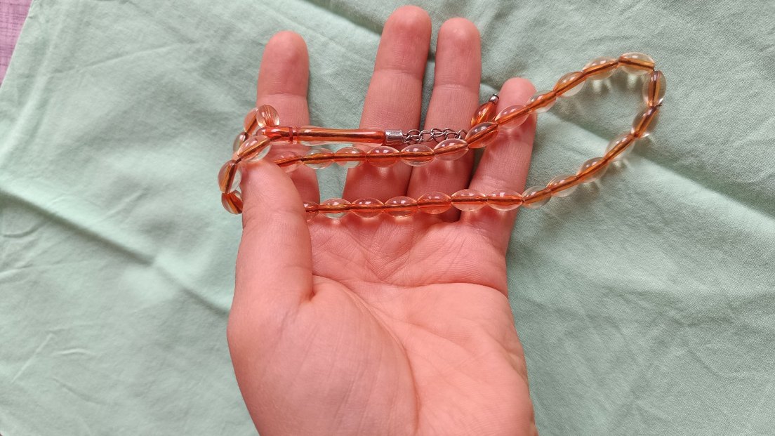 Bej Renkli Erkek Tesbih - Görsel 2