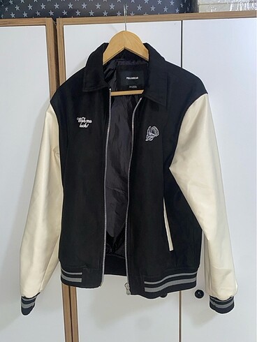 Orijinal pull bear deri kolej ceket
