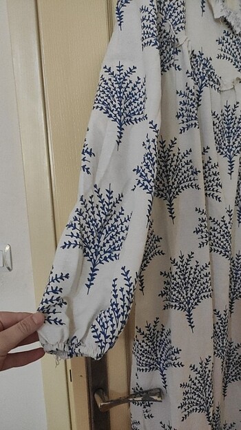 xl Beden çeşitli Renk Keten Elbise