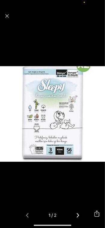 Sleepy 3 no külot bez