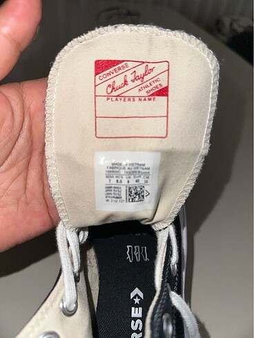 40 Beden siyah Renk Converse All star