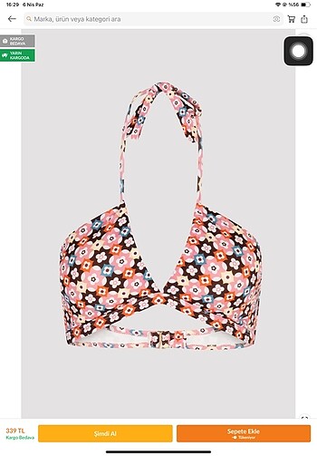 38 Beden Penti bikini üstü