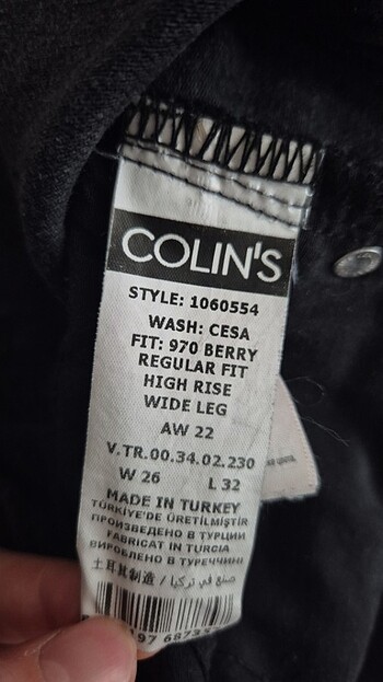 26 Beden colin's wide leg kot