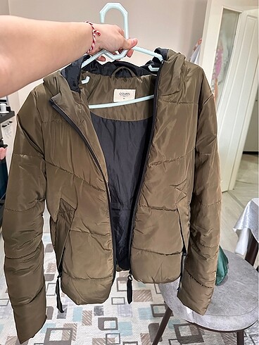 xs Beden haki Renk Colin?s haki şişme mont