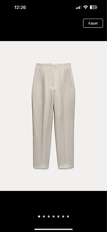 Zara pensli pantolon