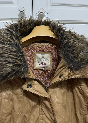 Kahverengi Kürklü Deri Kadın Ceket - Görsel 2