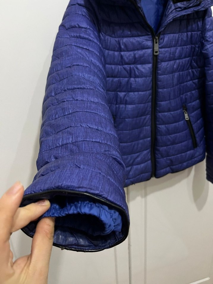 Kürklü Lacivert Kadın Ceket - Görsel 4