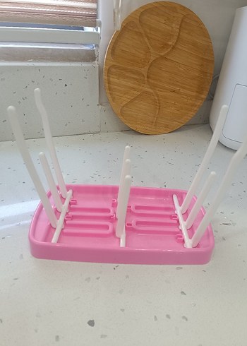Pastel Renkli Plastik Bulaşık Kurutma Rafı