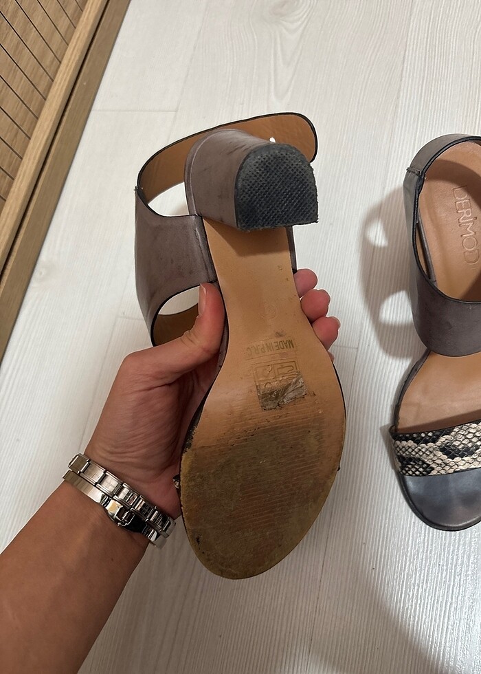 Derimod topuklu ayakkabı - Görsel 4