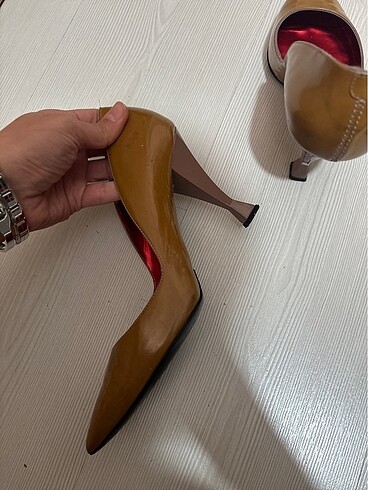 37,5 Beden kahverengi Renk Giorgıo armani stiletto