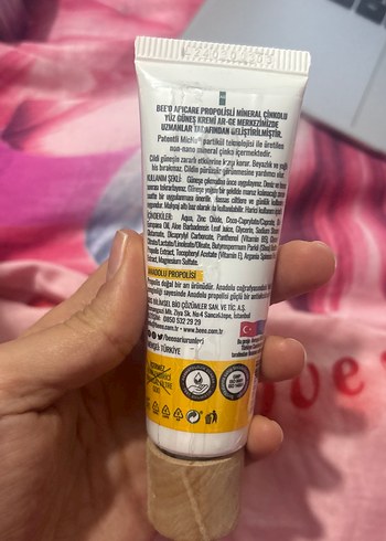 BEE'O Apicare Propolisli Yüz Güneş Kremi SPF 30 - Görsel 3