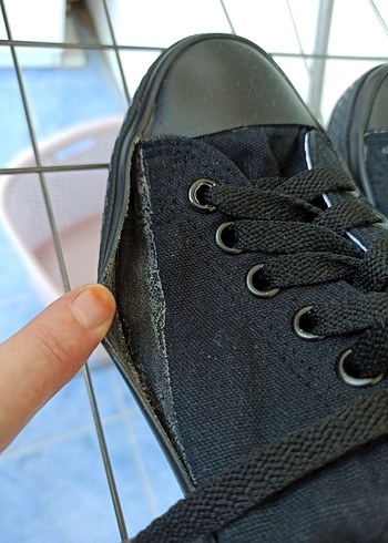 36,5 Beden siyah Renk Kadın Siyah Converse Spor Ayakkabı
