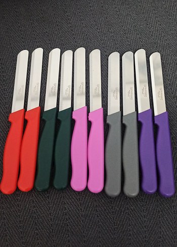 22cm tırtıklı solingen küt uçlu doğrama bıçakları - Görsel 3