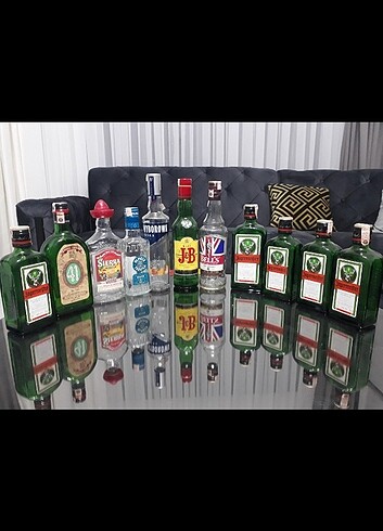  Beden Boş alkol şişesi