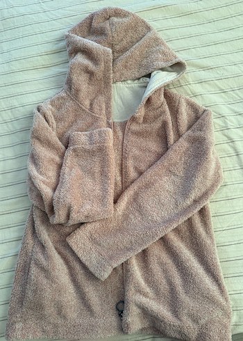 Pembe peluş hırka