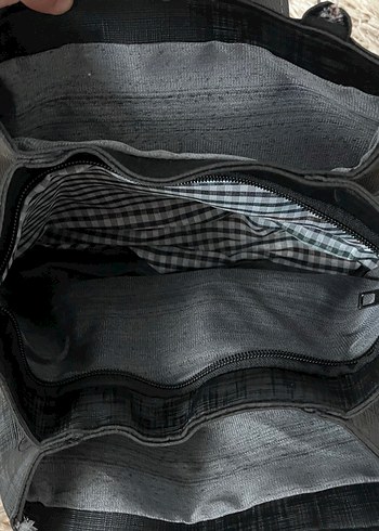 Siyah Deri Tokalı Kadın Çanta - Görsel 3